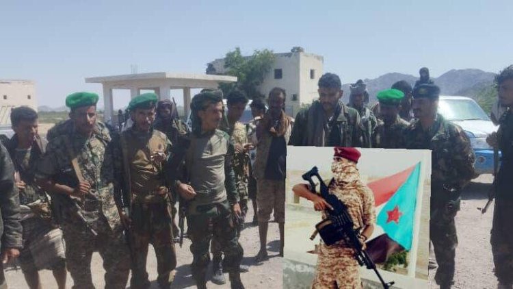 قائد الكتيبة الثانية تدخل سريع يستلم نقطة الفيض في المنطقة الوسطى بأبين