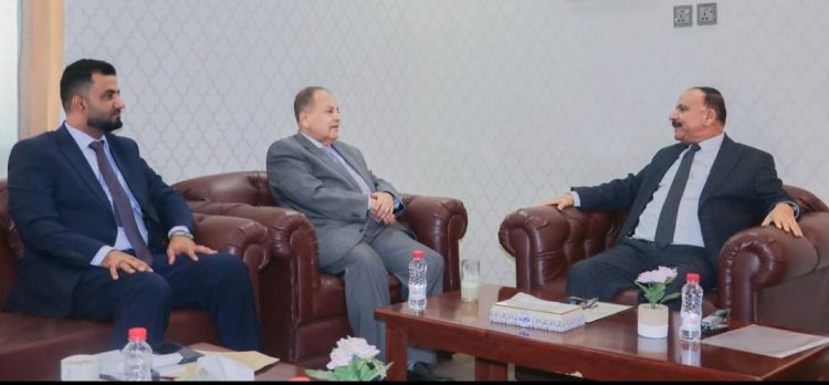 وزير النقل يستقبل رئيس هيئة الشؤون الخارجية والمغتربين في المجلس الانتقالي الجنوبي ونائبه