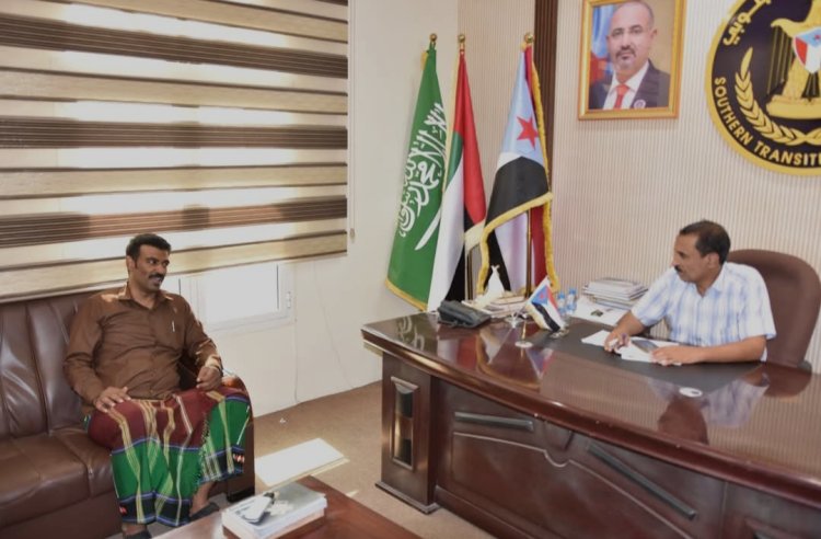 باتيس يلتقي رئيس تنفيذية انتقالي أرياف المكلا