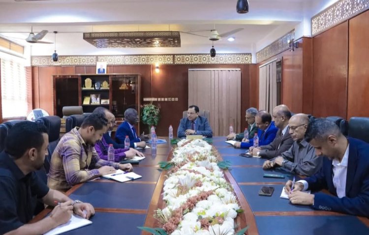 الوزير السقطري يبحث مع منظمة العون الإنسانية والتنموية (HAD) تنفيذ مشاريع تنموية في قطاعات الزراعة والثروة السمكية