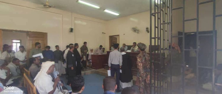 محكمة تريم الابتدائية تعقد جلستها الثانية في قضية مقتل الشاب محمد يادين