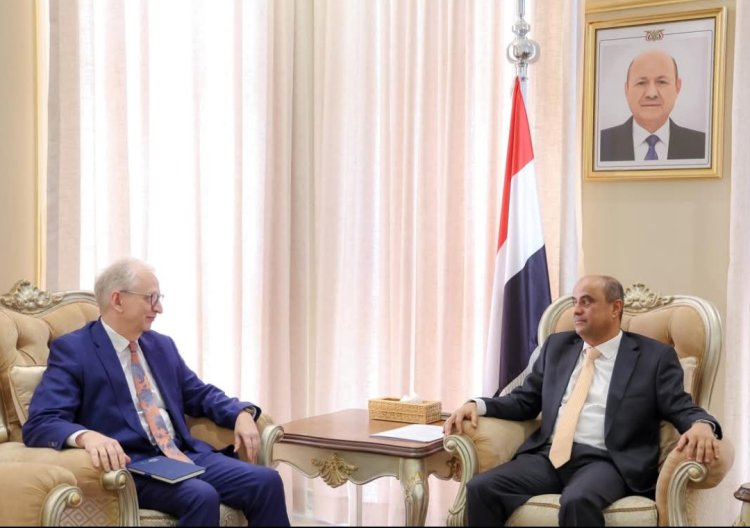 رئيس الوزراء يستقبل سفير ألمانيا الاتحادية لدى اليمن
