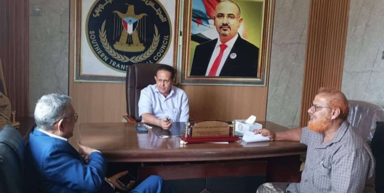 رئيس تنفيذية انتقالي لحج يطلع على جهود مكتب الزراعة والري بالمحافظة