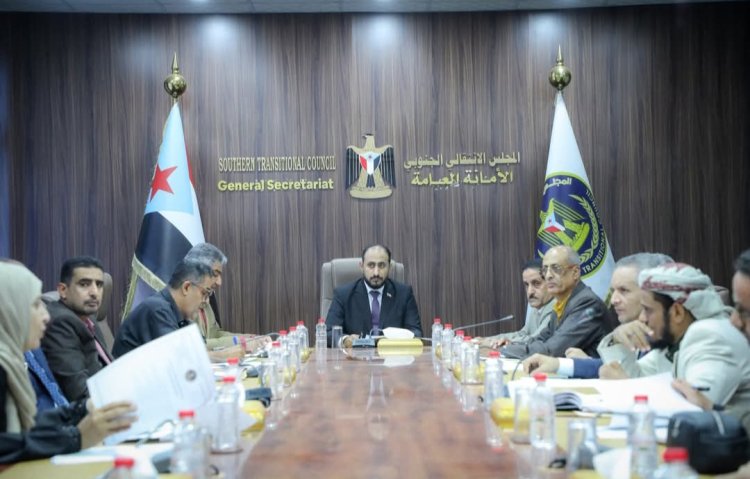 أمانة الانتقالي تبحث تداعيات تصاعد هجمات مليشيا الحوثي