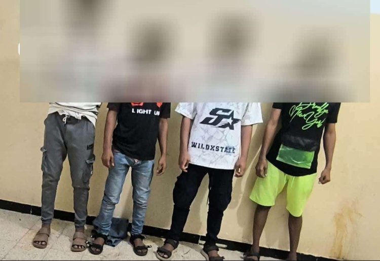 أمن العاصمة عدن يلقي القبض على 4 متهمين بتعاطي وترويج المخدرات في مديرية صيرة