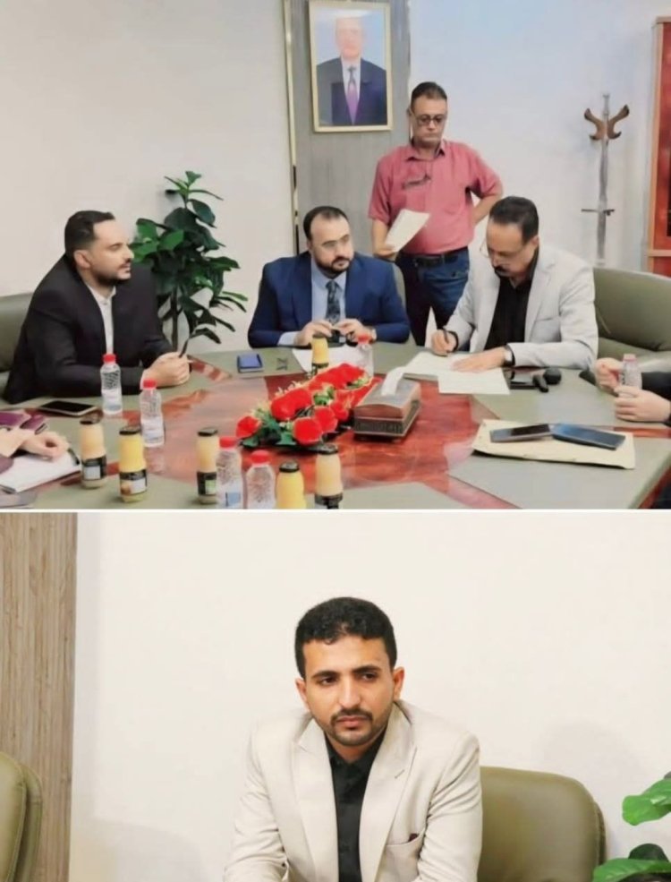 وزير الأشغال يلتقي قيادة فرع صندوق صيانة الطرق بالمهرة لبحث أولويات الصيانة الروتينية