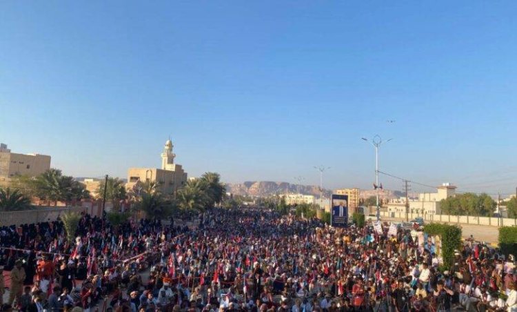 فعالية 30 نوفمبر المليونية في مدينة سيئون تفوّض القوات المسلحة الجنوبية الباسلة ومناشدتها لتحرير وادي وصحراء حضرموت