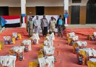مقدمه من الرئيس الزُبيدي.. انتقالي تريم يدشن توزّيع السلال الغذائية.