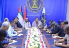 تنفيدية انتقالي وادي وصحراء حضرموت تناقش عددًا من القضايا التنظيمية والإدارية بالهيئة