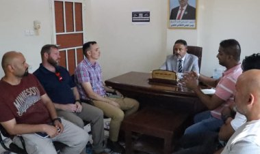 رئيس تنفيذية انتقالي أبين يلتقي المدير القطري لمنظمة المساعدات الشعبية النرويجية NPA