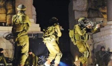 قوات الاحتلال تقتحم ساحة مستشفى الهلال الأحمر التخصصي