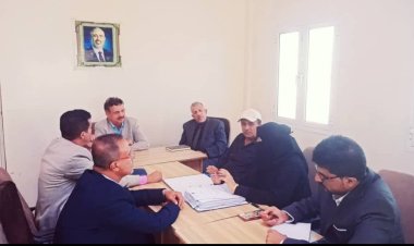 فريق التوجيه والرقابة الرئاسي يطلع على نشاط عدد من إدارات الهيئة التنفيذية بانتقالي أبين