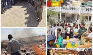 إتلاف 250 كيلو من مساحيق الأشربة الصناعية المخالفة في مدينة عتق