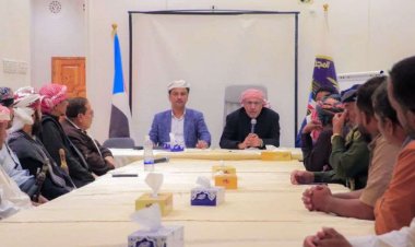 الكثيري يلتقي عدداً من مشايخ ووجهاء قبائل يافع في وادي حضرموت