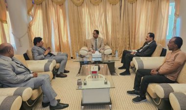 باعوم يلتقي مدير شركة النفط فرع وادي وصحراء حضرموت