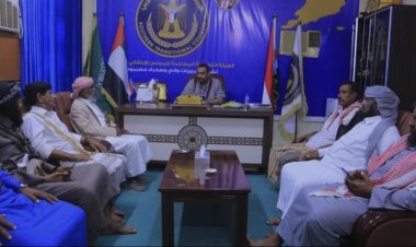 انتقالي وادي وصحراء حضرموت يلتقي عددا من شيوخ وشخصيات من وادي وصحراء حضرموت