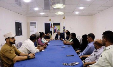 فريق التوجيه والرقابة الرئاسي يبحث مع قيادتي الانتقالي والسلطة المحلية في لحج تعزيز الجهود لنجاح الاحتشاد الجماهيري