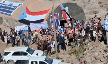 أبناء الضالع يواصلون اعتصامهم المفتوح للمطالبة بإعلان دولة الجنوب العربي