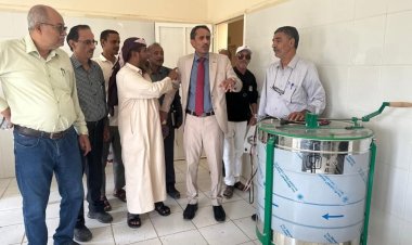 بمناسبة الذكرى السنوية السبعين لافتتاحها.. فريق من وزارة الزراعة والأسماك يتفقد محطة أبحاث الكود الزراعية بأبين