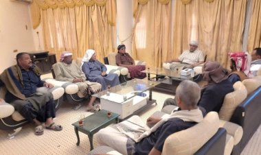 رئيس الجمعية الوطنية يستقبل عددا من مشايخ وأعيان قبيلة آل بن سحاق