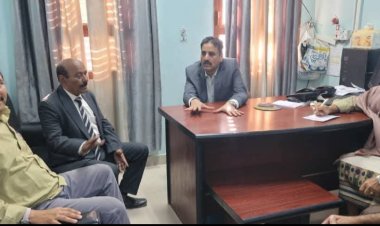 الجبواني وبن لسود يتفقدان مستشفى الدفيعة بمديرية بيحان