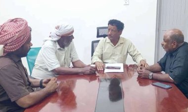 انتقالي تريم يبحث مع مكتب وزارة الصحة والسكان في وادي حضرموت احتياجات مستشفى المديرية