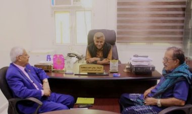 فريق الرقابة والتوجيه الرئاسي يلتقي مدير عام مديرية الشحر