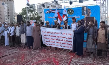 قبائل آل علي النعماني تعلن انضمامها إلى ساحة الاعتصام بالمكلا