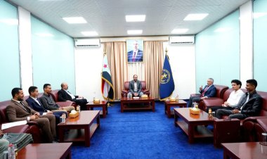 الأمين العام يلتقي اتحاد طلاب الصبيحة في العاصمة عدن