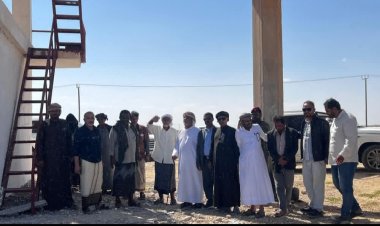 وكيل الشؤون الفنية يتفقد مشروع مياه ضواحي الغيضة عقب بدء الضخ التجريبي بعد الانتهاء من تجهيز الآبار المغذية للمشروع