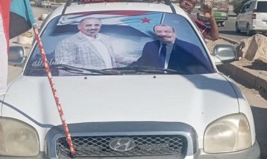 توافد المواكب المشاركة في مسيرة القرار الحاسم بسيئون