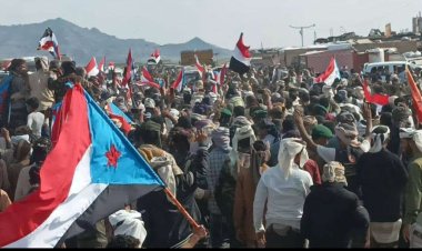 مسيرة شعبية في مديرية المضاربة ورأس العارة تطالب بإعلان دولة الجنوب العربي