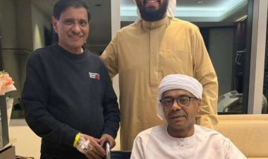 اللواء البحسني يستقبل الشيخ هاني بن بريك والصحفي هاني مسهور في أبوظبي