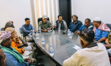 مدير أمن بروم ميفع يترأس إجتماعا باللجان المجتمعية وعقال الحارات بالمديرية لمناقشة الوضع الأمني