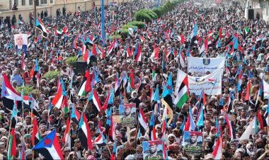 مليونية جماهيرية حاشدة في شبوة دعمًا للقوات المسلحة الجنوبية والمطالبة بإعلان دولة الجنوب العربي