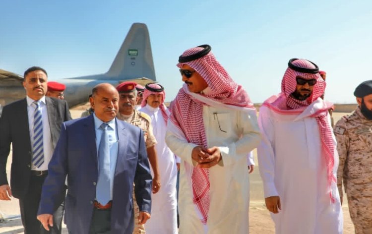 محافظ حضرموت يستقبل وفدًا أمنيًا وعسكريًا رفيع المستوى من المملكة العربية السعودية الشقيقة