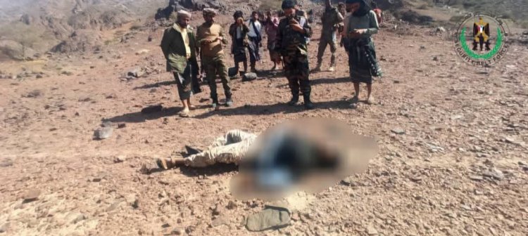 قوات حزام لحج تعثر على جثة قائد حضيرة في درع الوطن بالمسيمير