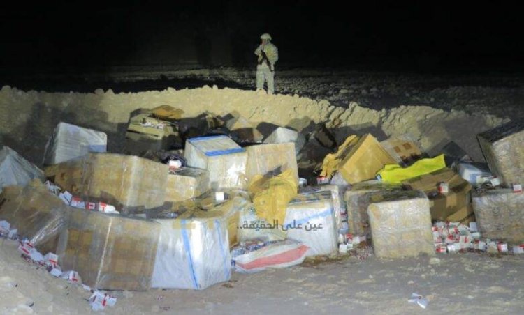 ضبط 10 أطنان من المخدرات داخل مخازن المنطقة العسكرية الأولى بوادي حضرموت