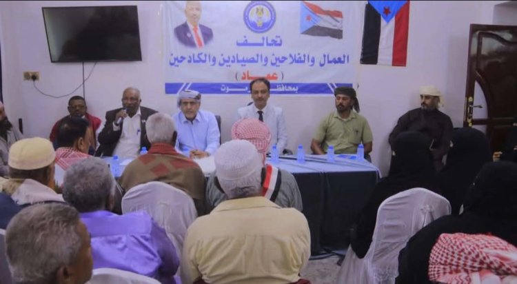 الكثيري وباعوم يلتقيان بقيادة وأعضاء تحالف "عماد" بوادي حضرموت