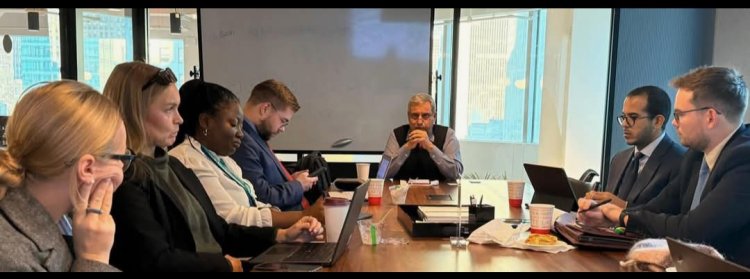 ممثل المجلس الانتقالي في نيويورك يلتقي ممثلي بعثات دول مجلس الأمن الدولي