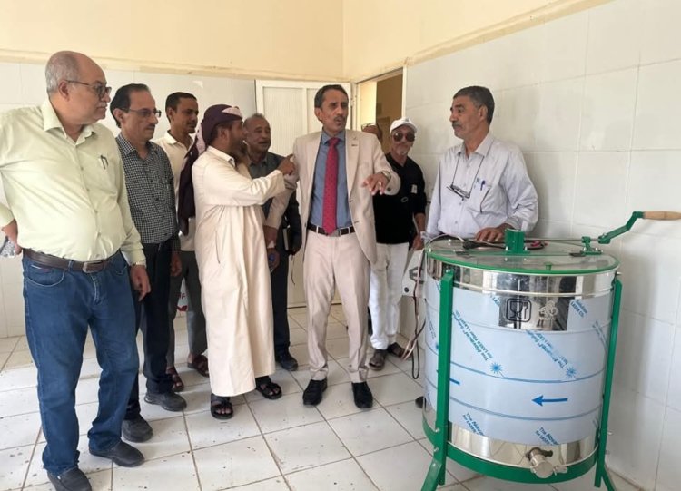 بمناسبة الذكرى السنوية السبعين لافتتاحها.. فريق من وزارة الزراعة والأسماك يتفقد محطة أبحاث الكود الزراعية بأبين