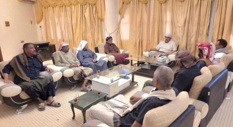رئيس الجمعية الوطنية يستقبل عددا من مشايخ وأعيان قبيلة آل بن سحاق