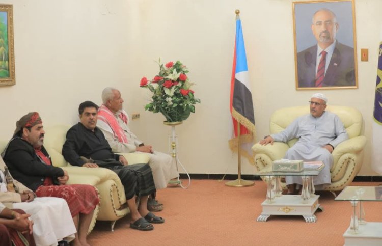 رئيس الجمعية الوطنية يلتقي اللجنة الاستشارية لمعالجة قضايا الثأر والنزاعات القبلية
