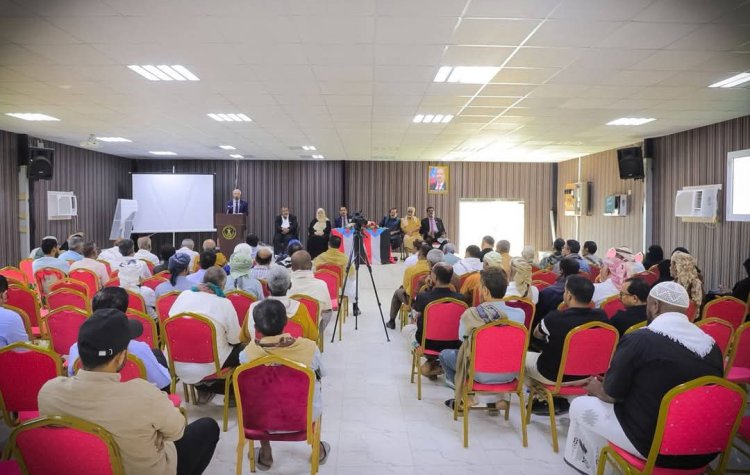 فريق الرقابة والتوجيه الرئاسي يلتقي أعضاء الجمعية الوطنية ومجلس المستشارين وتنفيذية انتقالي حضرموت