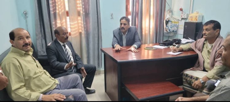 الجبواني وبن لسود يتفقدان مستشفى الدفيعة بمديرية بيحان