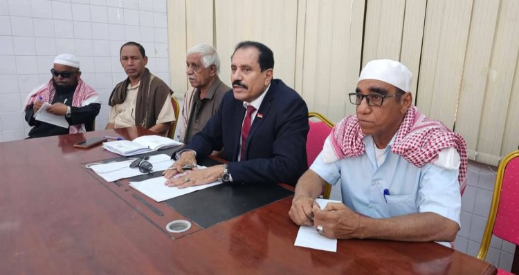 مدير عام ساه يترأس اجتماعا موسعا ويؤكد أهمية التكاتف المجتمعي لتعزيز الأمن بوادي حضرموت