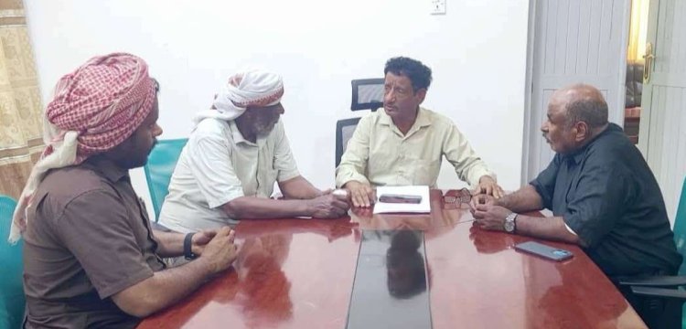 انتقالي تريم يبحث مع مكتب وزارة الصحة والسكان في وادي حضرموت احتياجات مستشفى المديرية