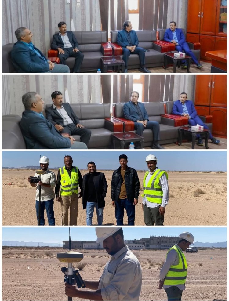 بتوجيهات المحافظ بن الوزير.. استلام موقع مشروع إنشاء مركز شبوة للمؤتمرات والمعارض