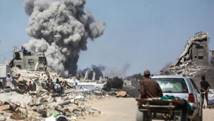 الجيش الإسرائيلي يواصل عميات نسف المباني بغزة