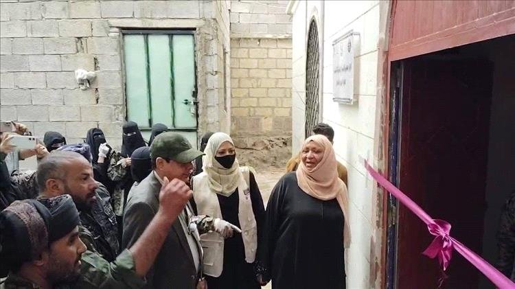 مدير عام شرطة الضالع يفتتح مبنى الشرطة النسائية والتعامل مع قضايا النساء بالمحافظة